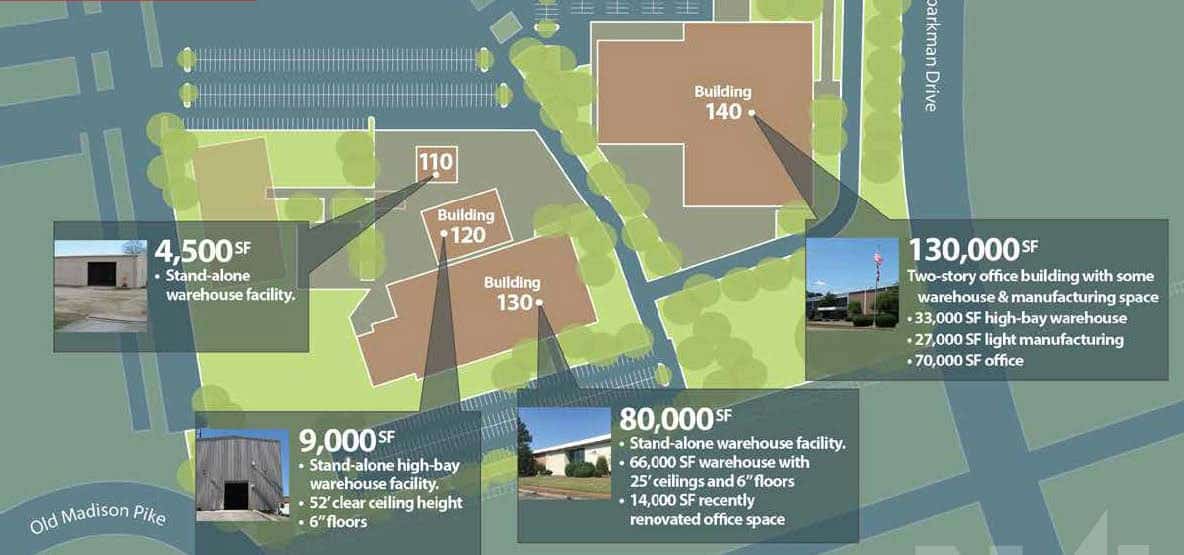 Site Plan: 104 Sparkman Drive, Hunstville, AL